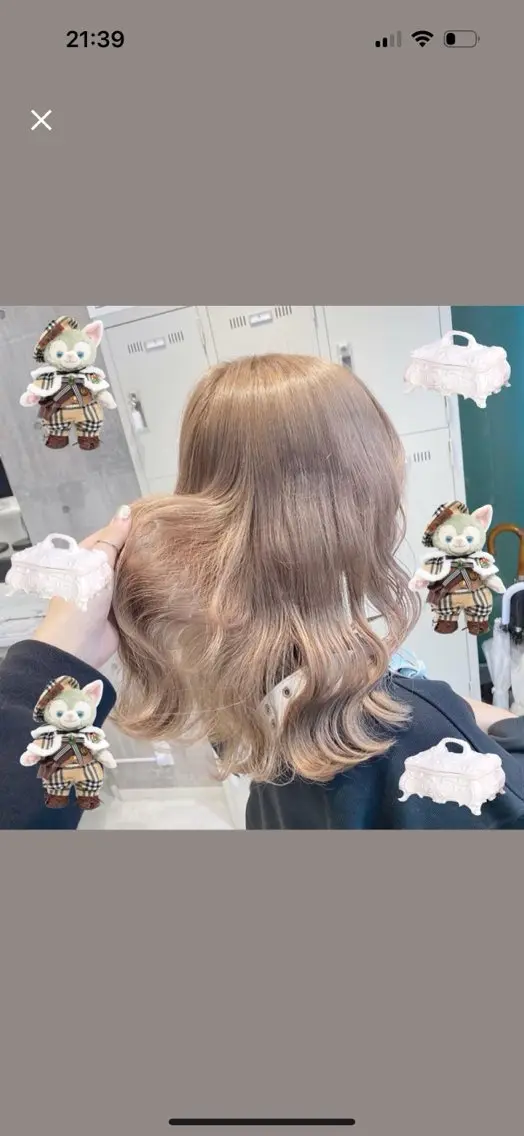 セミロング カラー ヘアカラー トリートメント ダブルカラー特化💍 tiam💍韓国ヘアのヘアスタイル