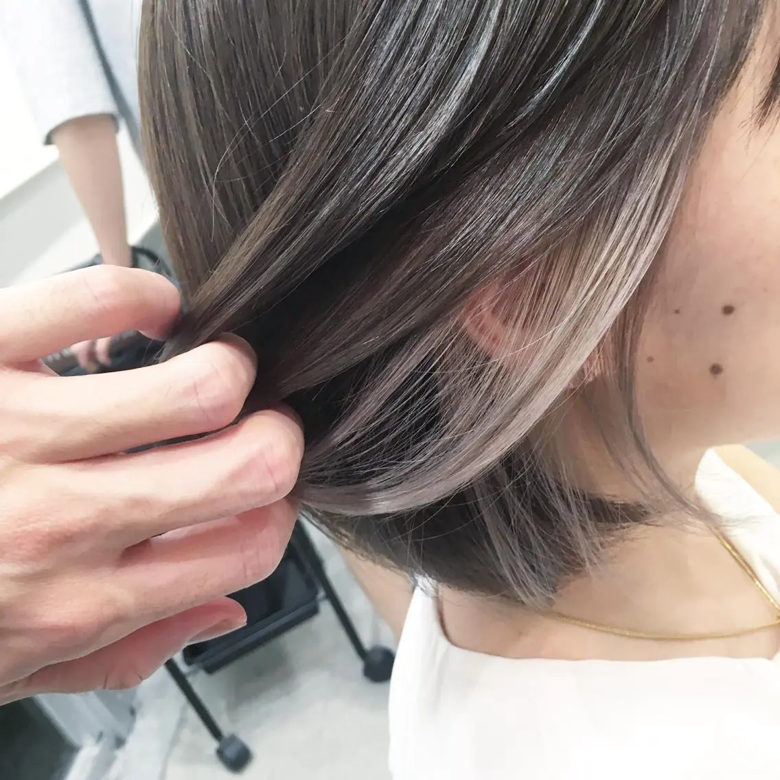 ショート カラー インナーカラー ヘアカラー トリートメント レイヤー/髪質改善 /山永圭介のヘアスタイル
