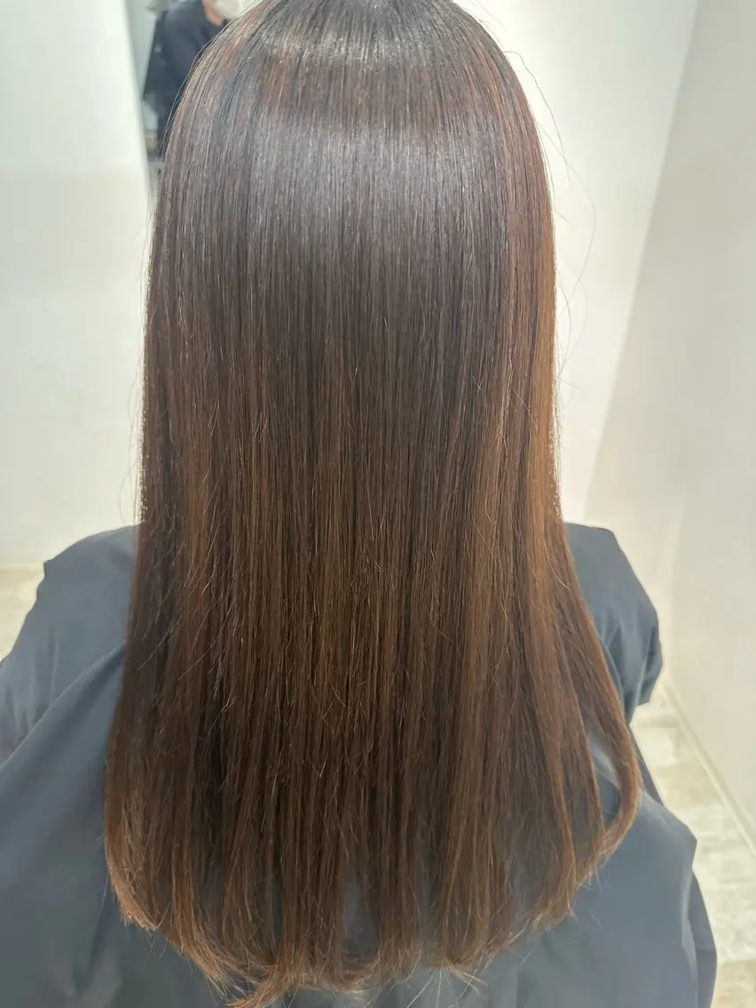 ロング 縮毛矯正 佐藤 はるとのヘアスタイル