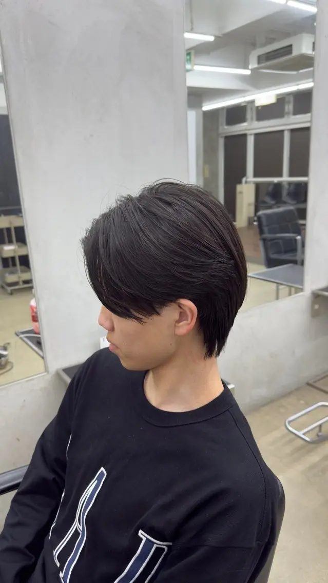 パーマ メンズ 田中 辰弥のヘアスタイル
