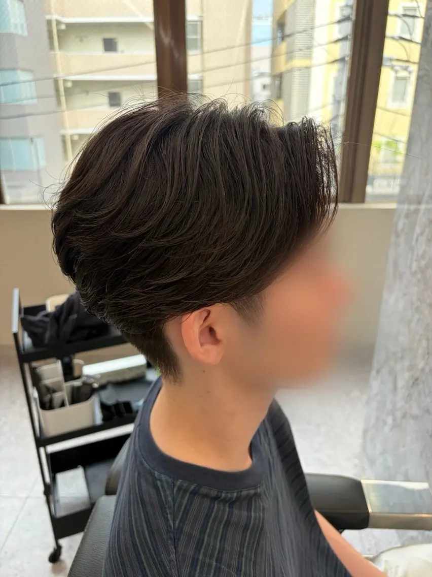 パーマ メンズ カット パーマ 高橋 唯のヘアスタイル