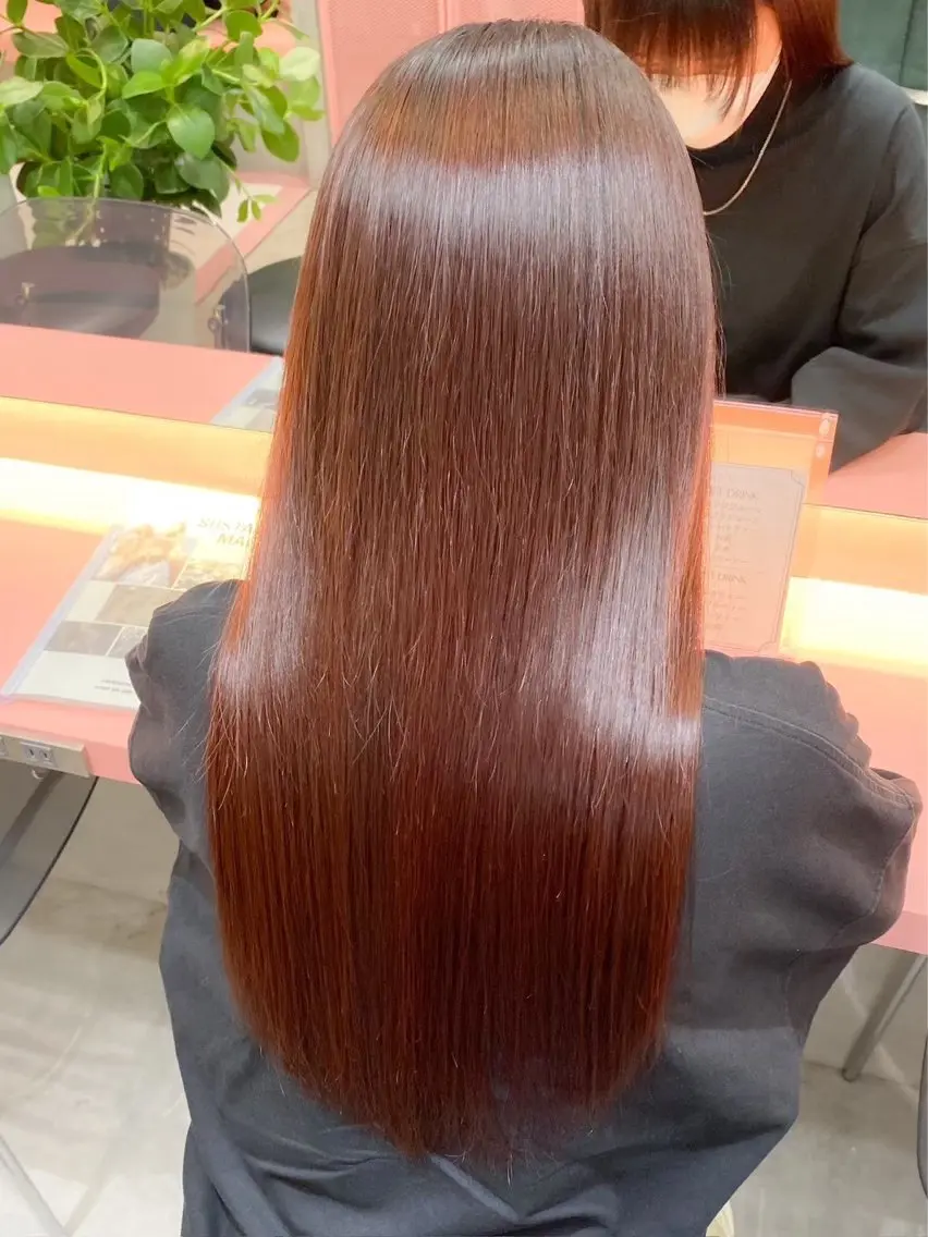 ロング カラー ヘアアレンジ ⭐️巻ける縮毛矯正/ レイヤー to-kiのヘアスタイル