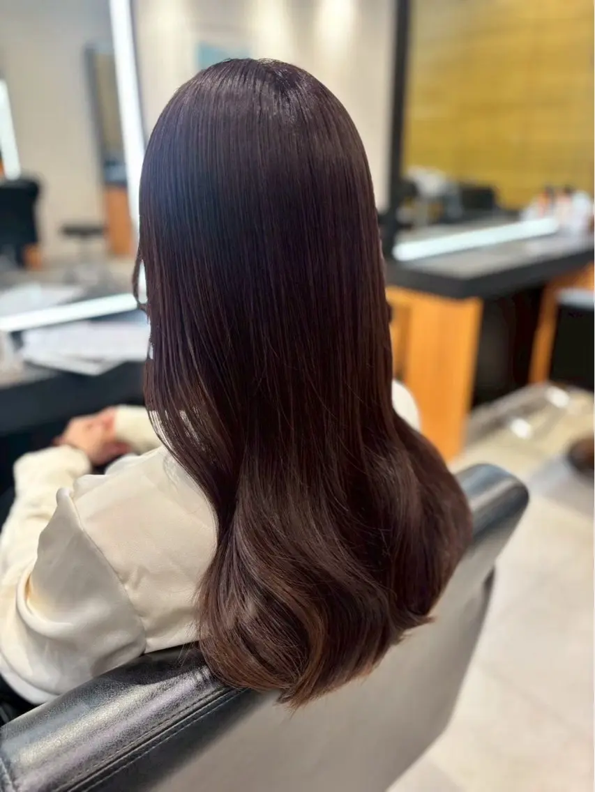 ロング 松山 麻一のヘアスタイル