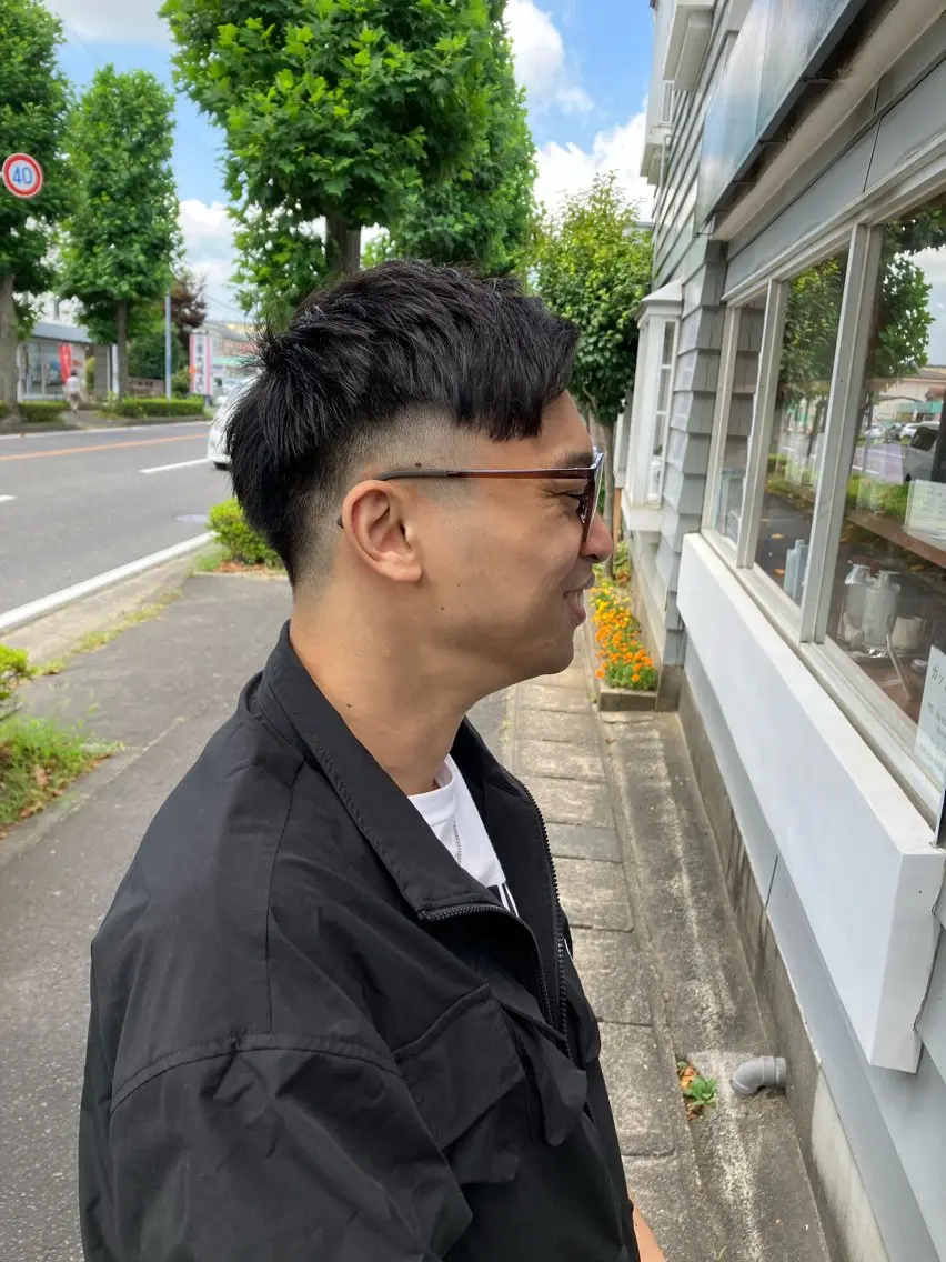 ショート メンズ カット 佐藤 悠生 メンズパーマ.カットのヘアスタイル