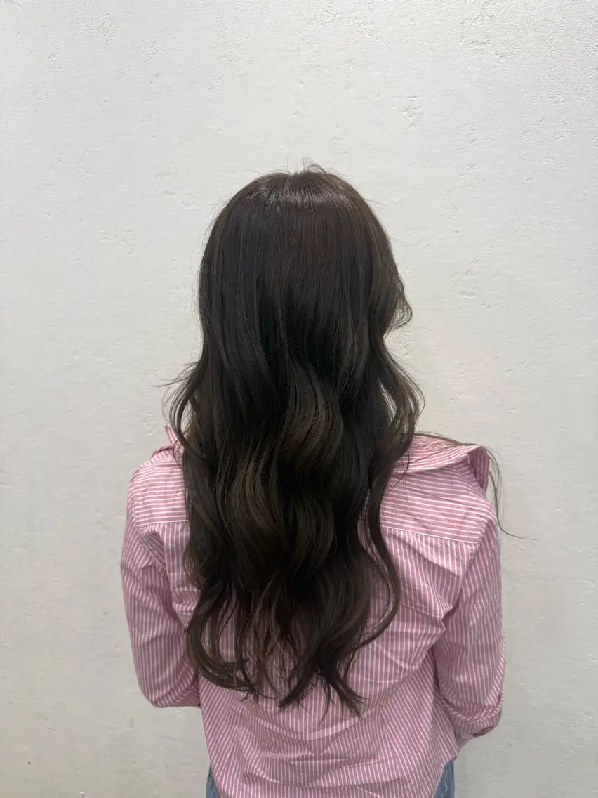 ロング カラー ブラウンカラー ショコラブラウン 🎀NANA🎀ツヤ /ダブルカラー/赤羽のヘアスタイル