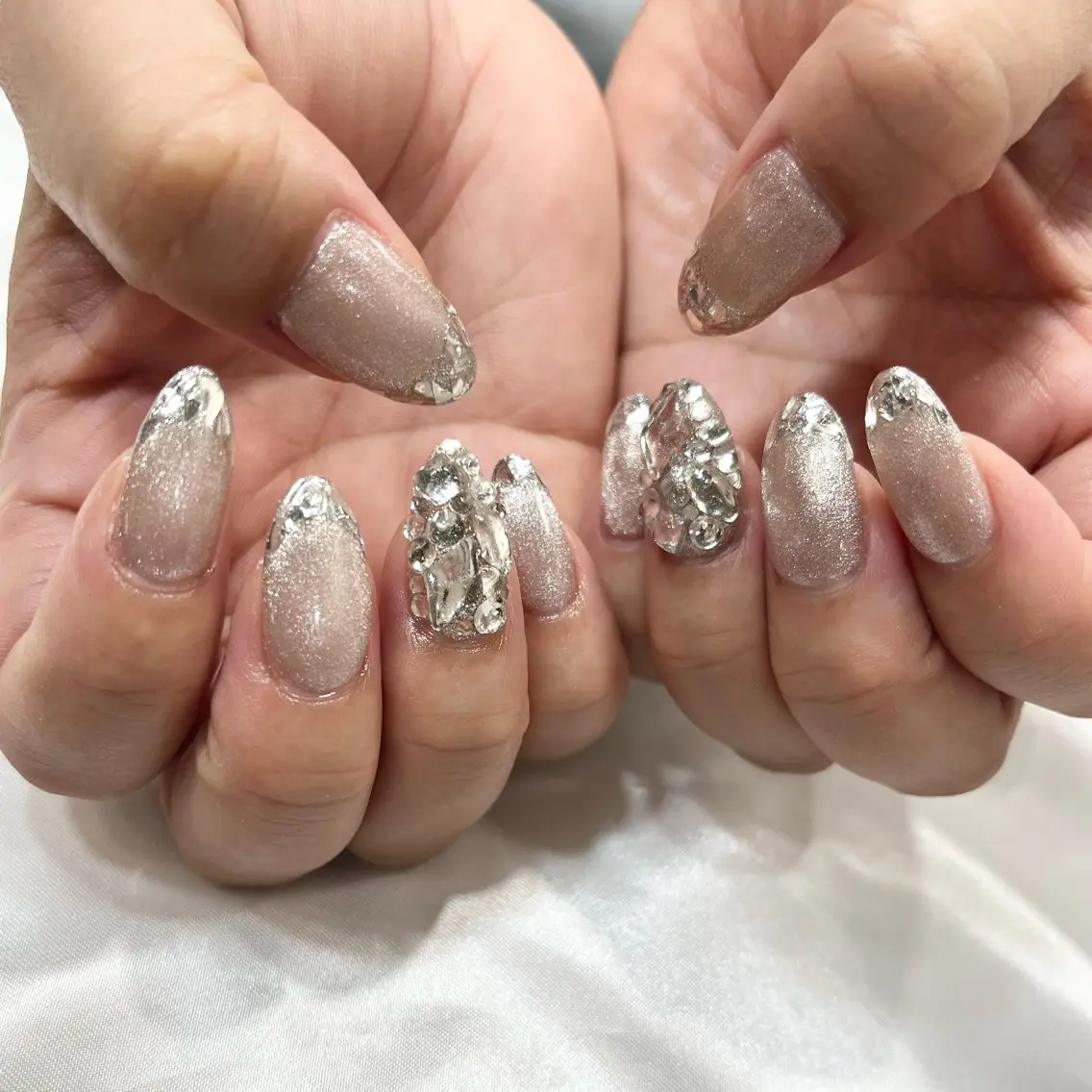 ネイル キラキラネイル ハンドネイル フットネイル nailsister ただのネイルデザイン