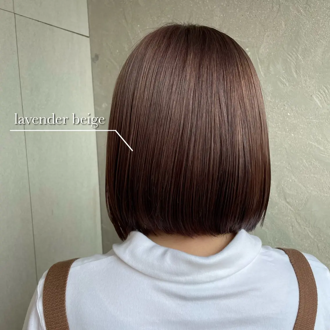 ミディアム カラー カット ヘアカラー トリートメント 美髪矯正/ベージュ カラー🧸綾里のヘアスタイル