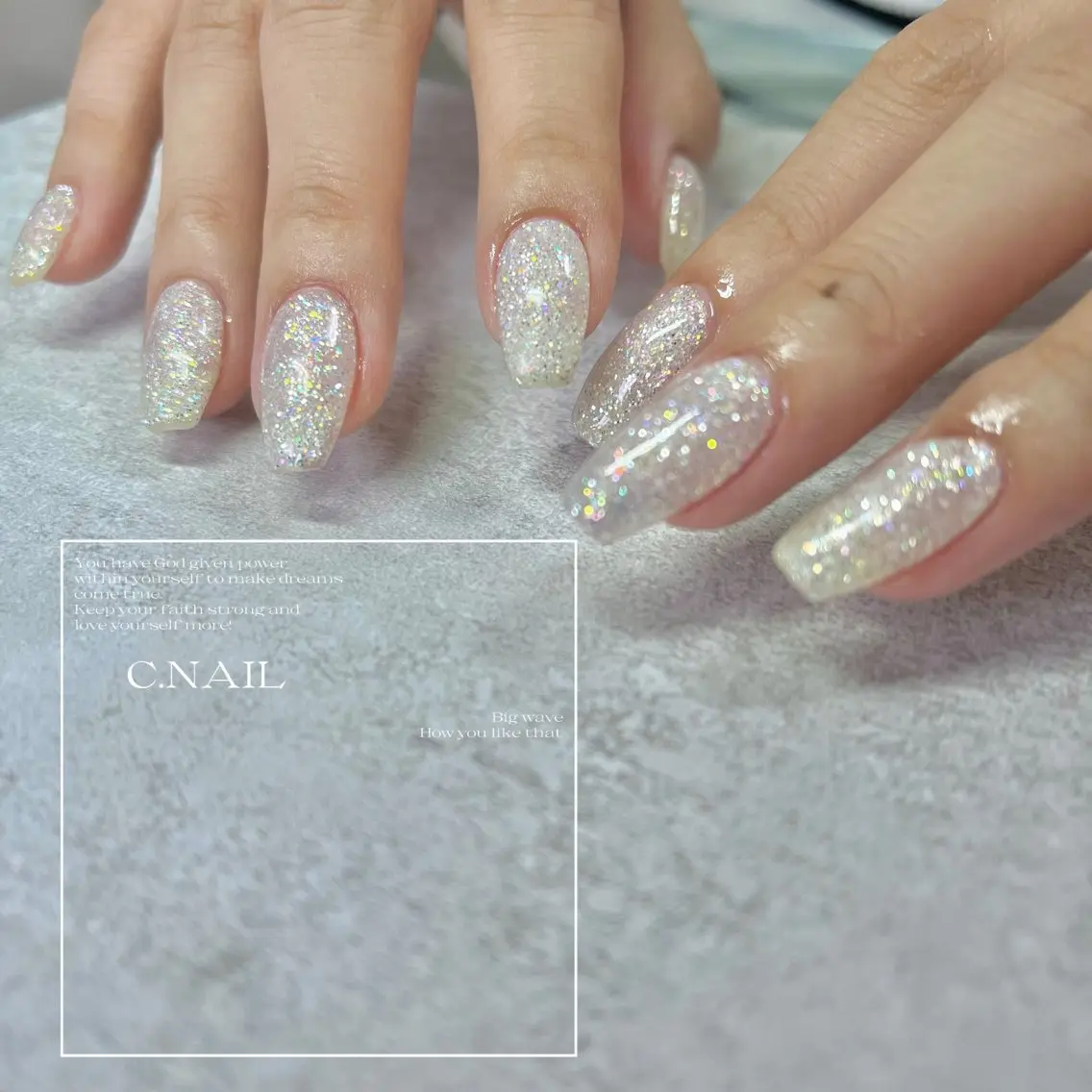 ネイル ラメ(グリッター) ワンカラーネイル C.Nail &Eyeのネイルデザイン