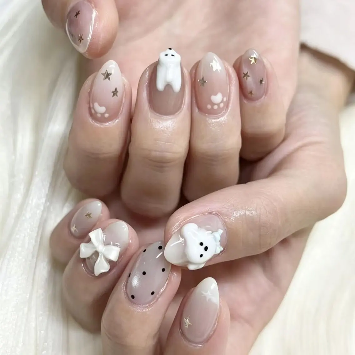 ネイル 🎀kira 長さだし💗モチ最高のネイルデザイン