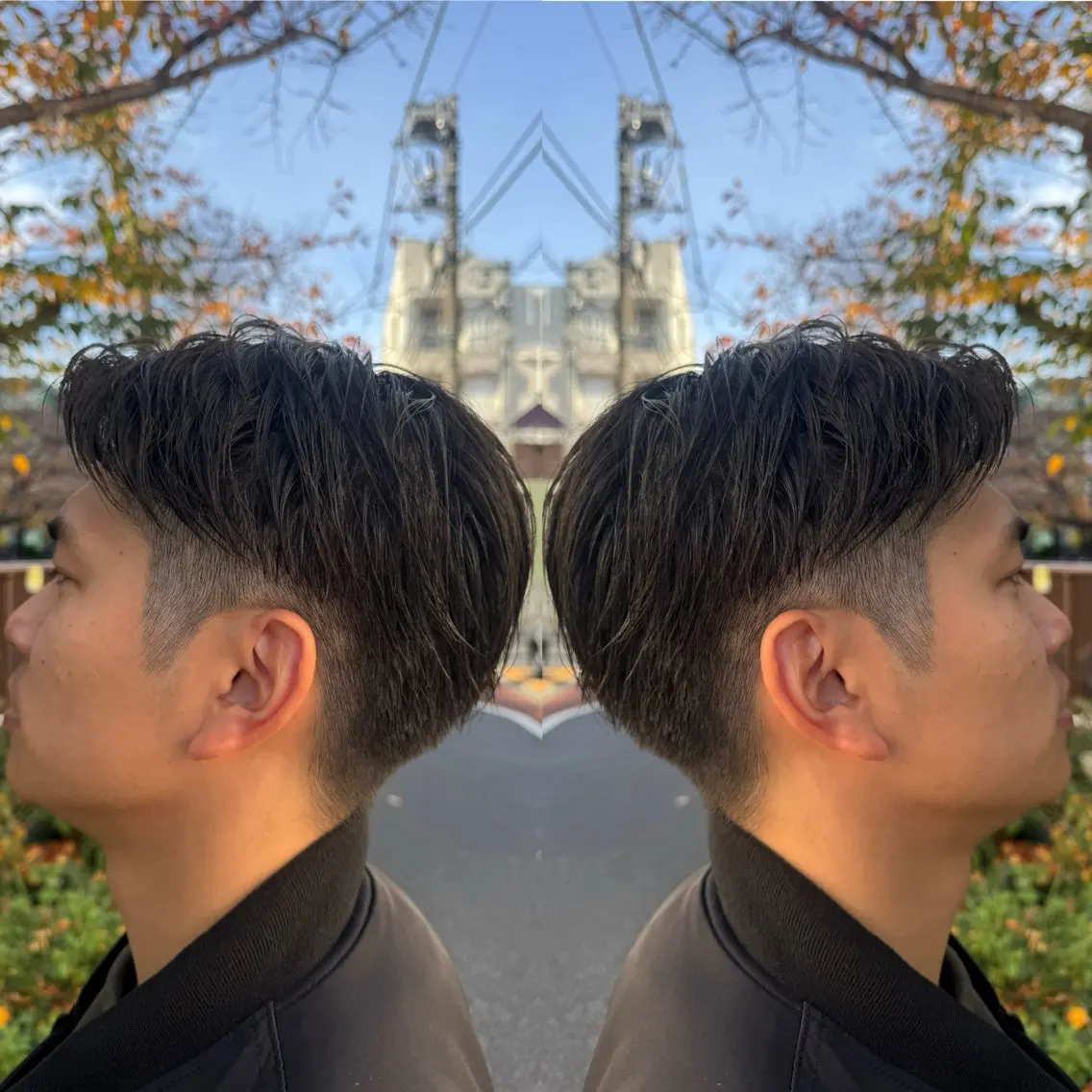 ショート メンズ ショートヘア 看板犬がお出迎え◎ 初めてでも安心◎のヘアスタイル