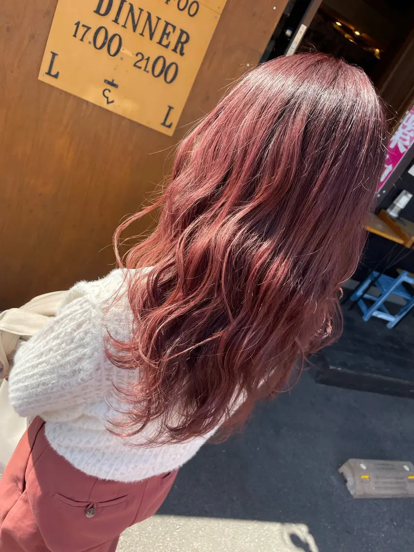 ロング カラー JowA✂︎ 目片夏実のヘアスタイル