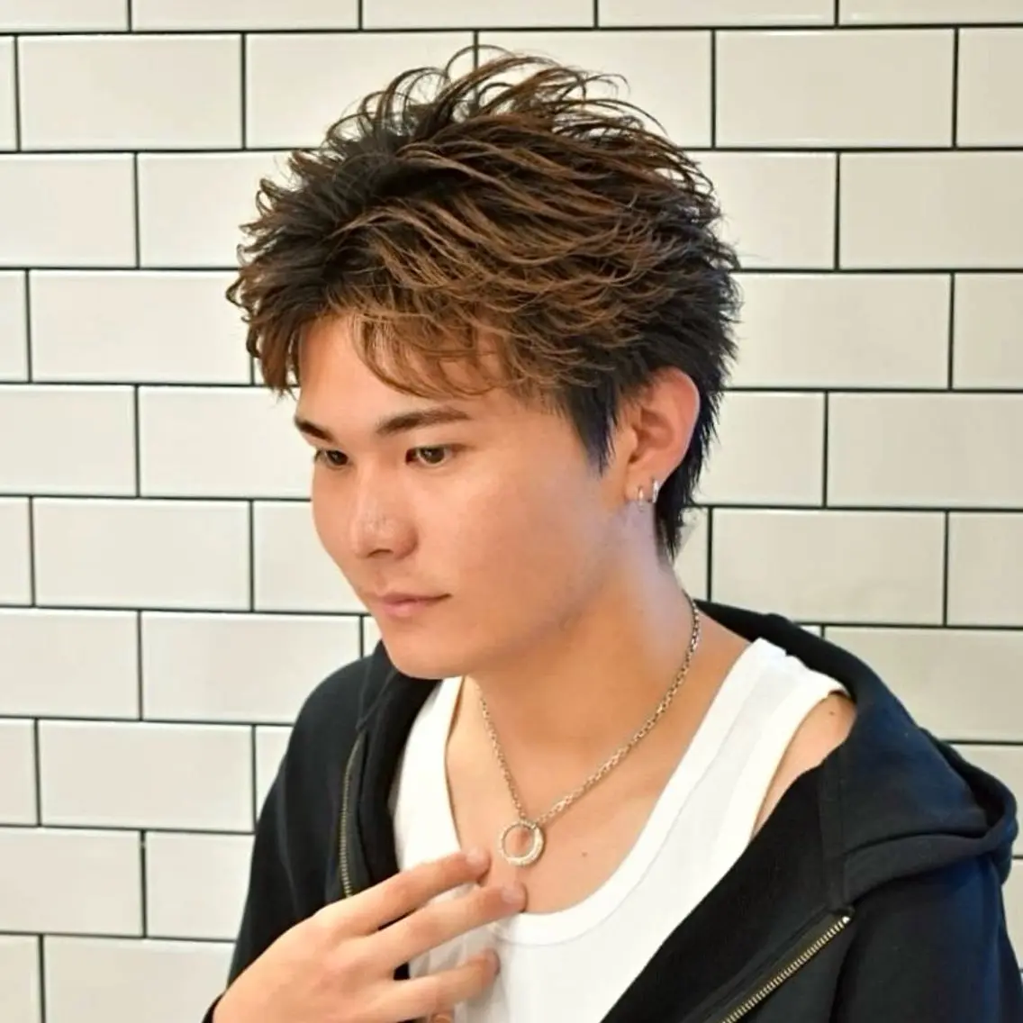 パーマ メンズ カット パーマ ヘアセット メンズ特化美容師 /泉壱恵のヘアスタイル