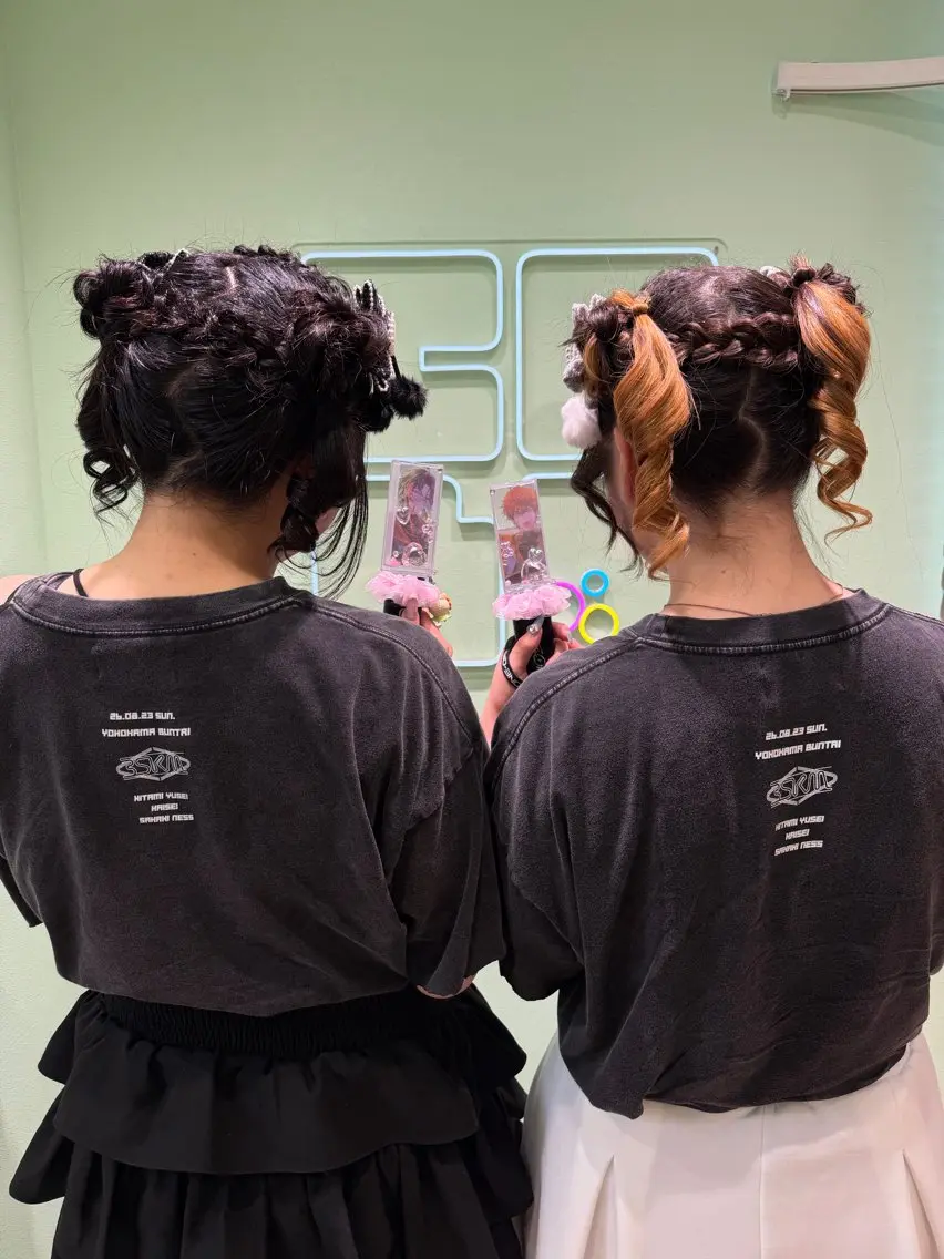 ヘアアレンジ ヘアセット 横浜/ホビ垢/ 推し活/りず🩵のヘアスタイル