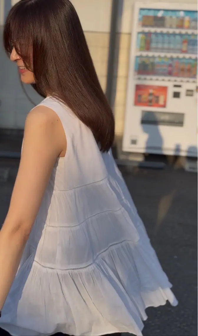 ロング 河淵 暉子のヘアスタイル