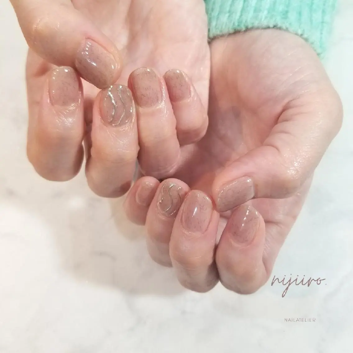ネイル ハンドネイル nijiiro🌈 サトウのネイルデザイン