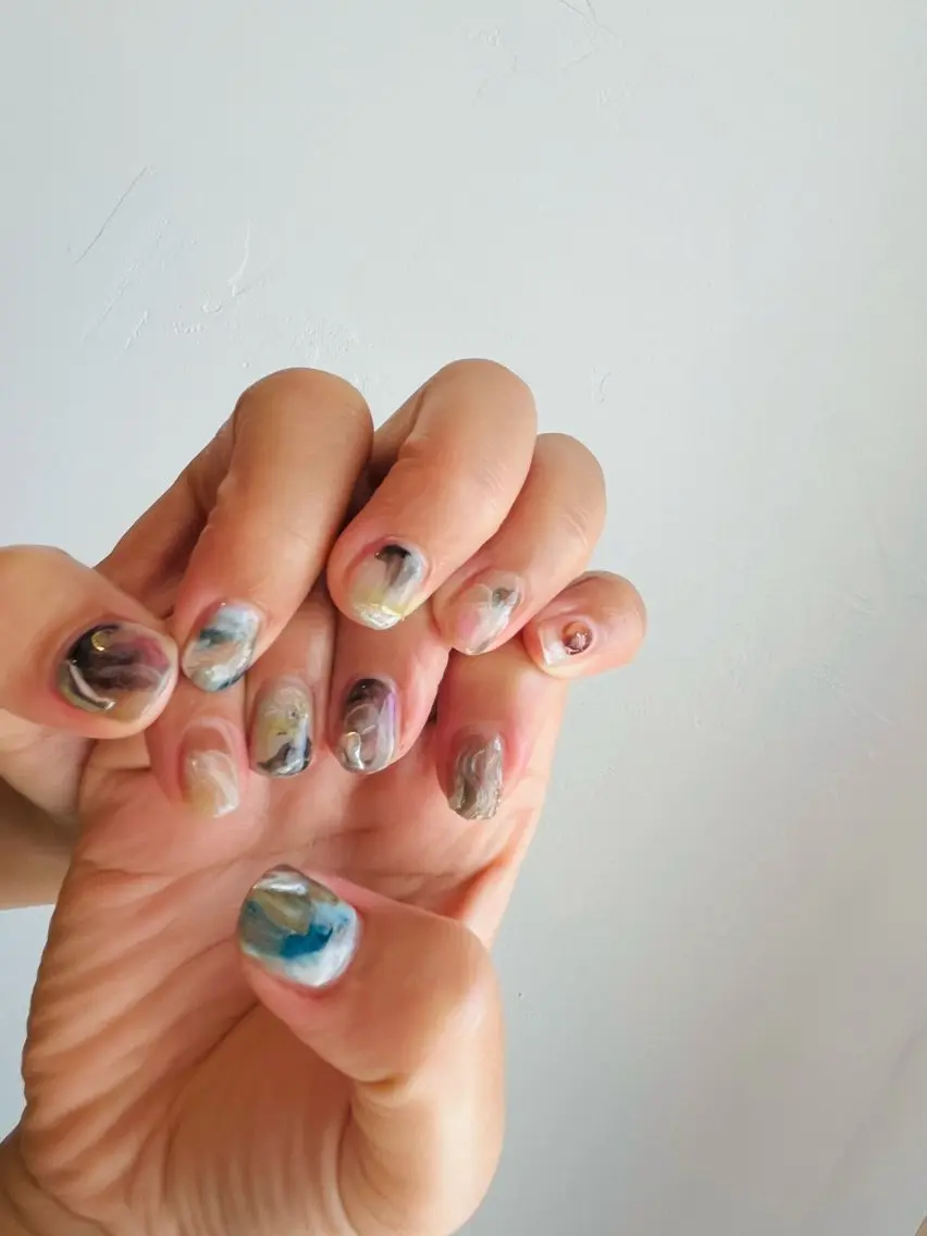 ネイル ニュアンスネイル ハンドネイル Hum nail  roomのネイルデザイン