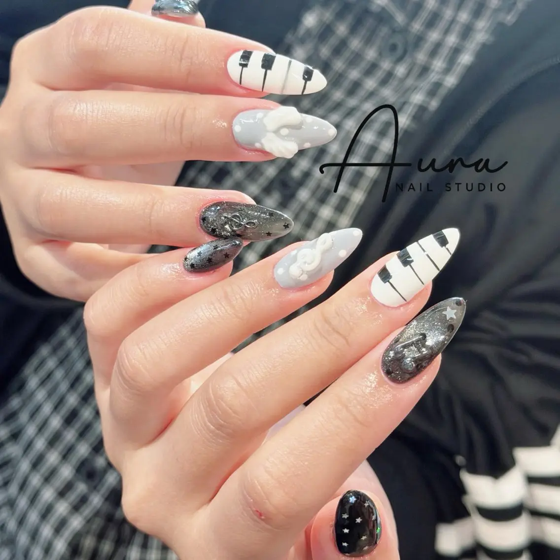 ネイル ハンドネイル Aura Nail HanNaのネイルデザイン