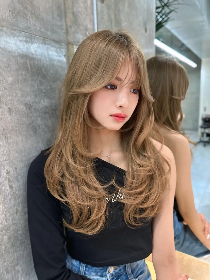 ロング ヘアカラー トリートメント ゆーだい🇰🇷韓国 🇰🇷×髪質改善のヘアスタイル
