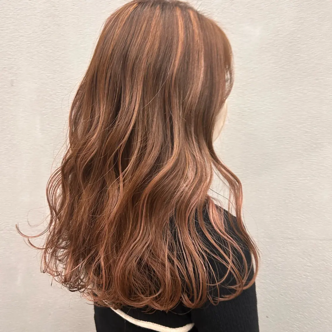 ロング ハイライト N/デザインカラー 🌿ナギのヘアスタイル