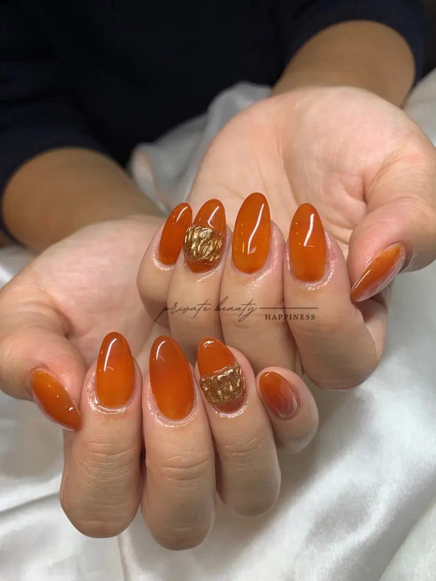 ネイル ワンカラーネイル ハンドネイル happiness nailのネイルデザイン