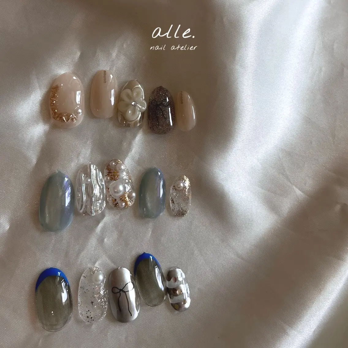 ネイル ハンドネイル atelier alle.のネイルデザイン