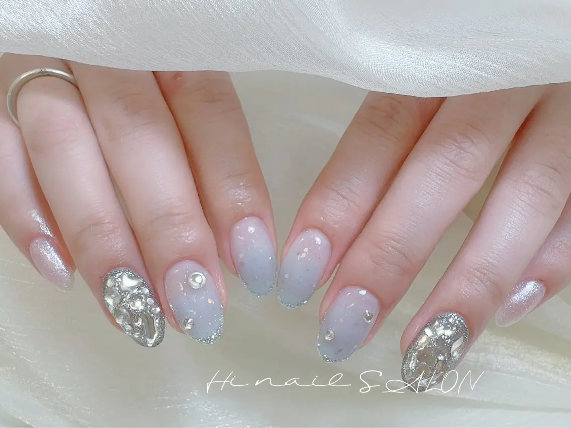ネイル チークネイル フラッシュネイル フレンチネイル 韓国ネイル マグネットネイル Hi nail 【ハイネイル】池袋のネイルデザイン