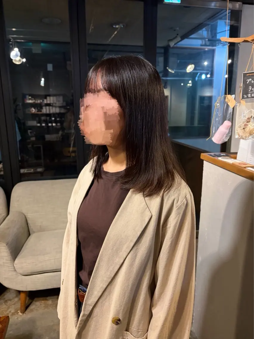 ミディアム 松倉 沙奈のヘアスタイル
