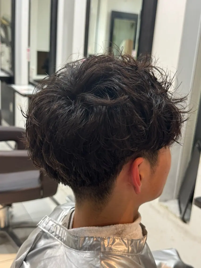 パーマ メンズ カット パーマ 仲田 慶貢のヘアスタイル