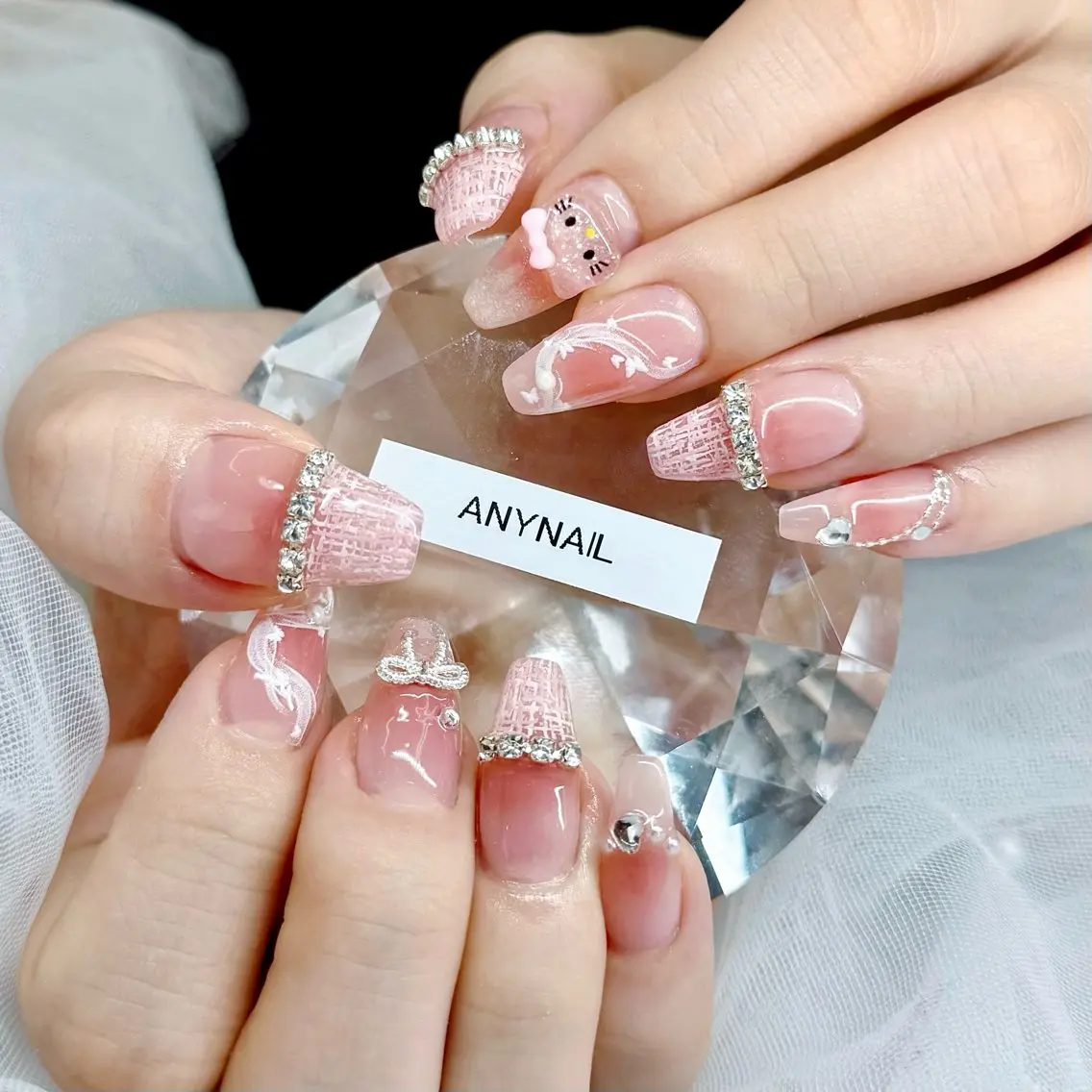 ネイル フットネイル ジェルネイル 韓国ネイル ラメ(グリッター) ラメグラデーション ハンドネイル Any nail新大久保店のネイルデザイン