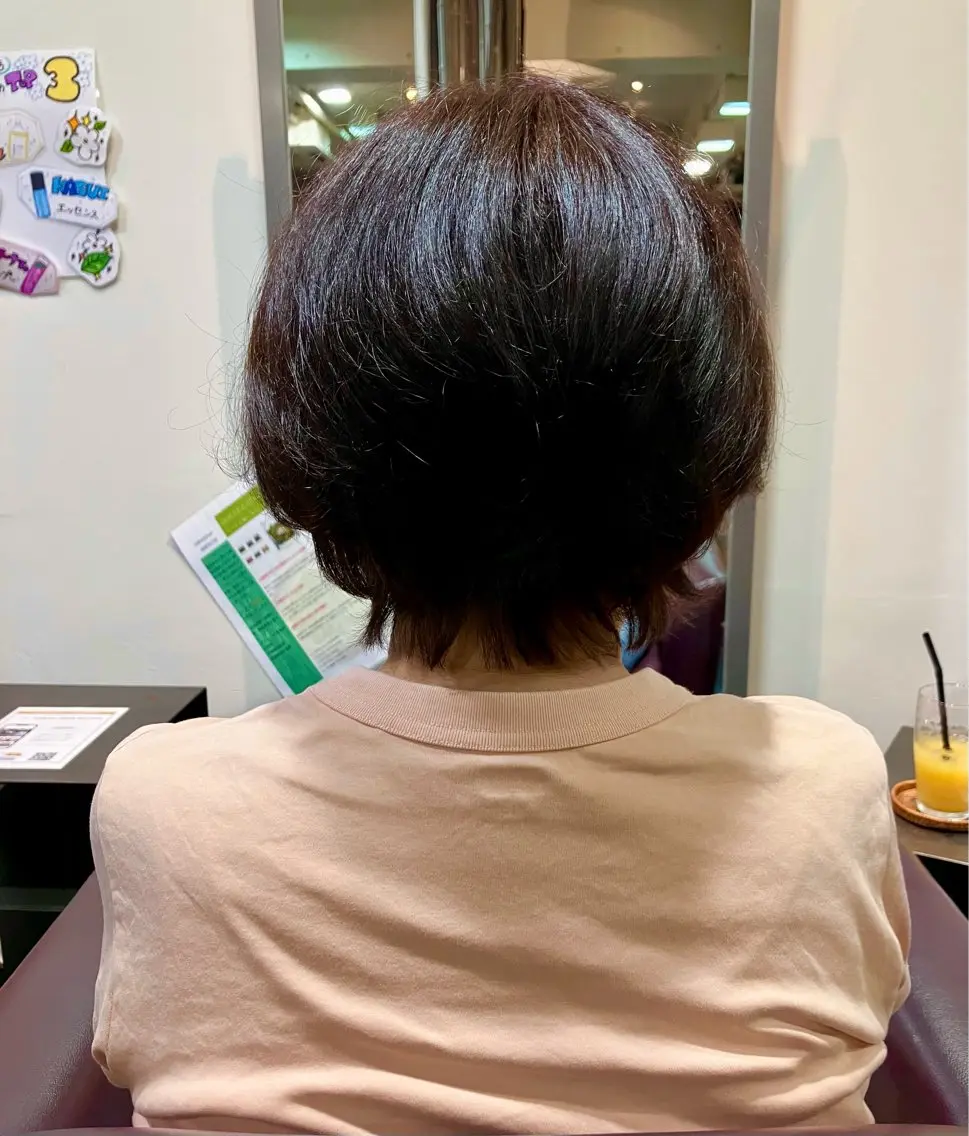 カラー ブラウンカラー レッドカラー CUT純 キリナのヘアスタイル