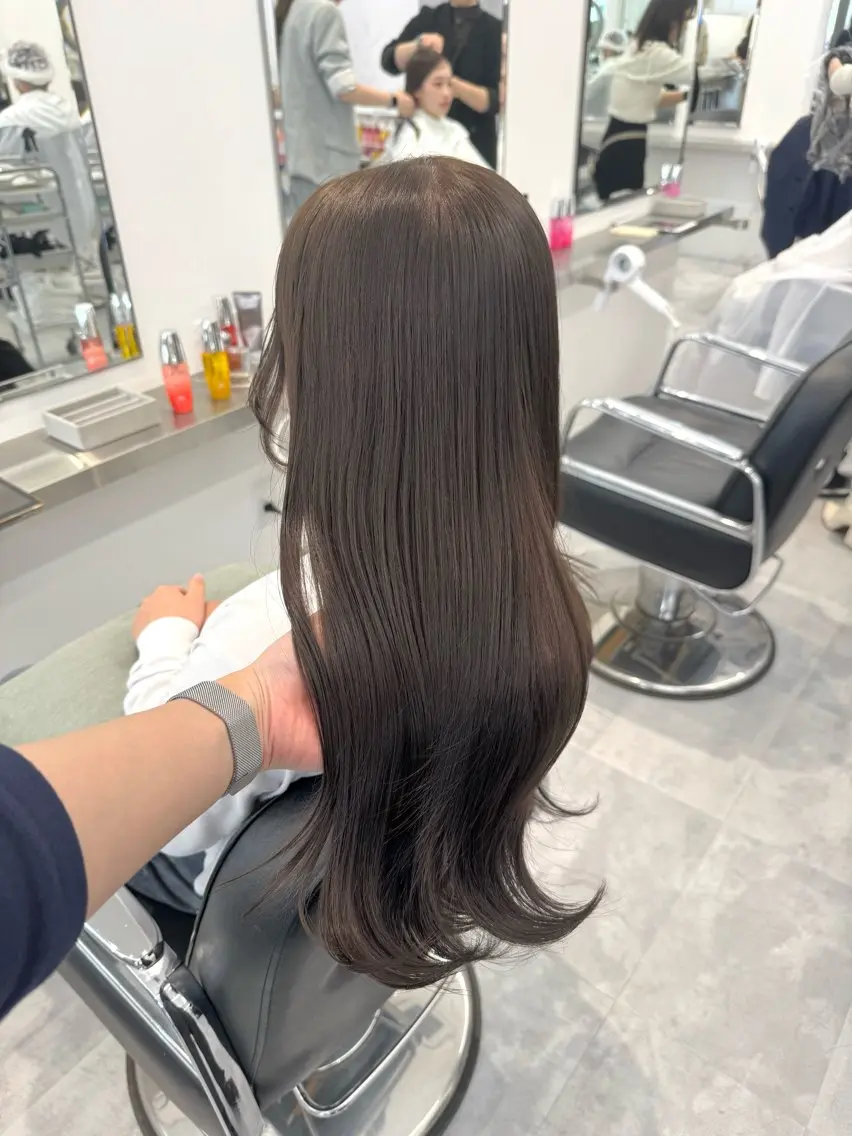 ロング カラー ParveMix🍀 藤原愛未のヘアスタイル