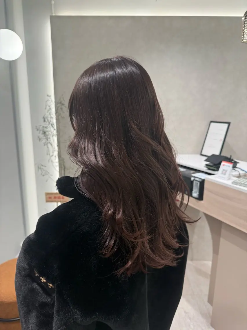 ロング カラー カット ヘアカラー トリートメント ヘッドスパ ·̩͙꒰ঌ miku 𓂃 𓈒𓏸 ໒꒱のヘアスタイル