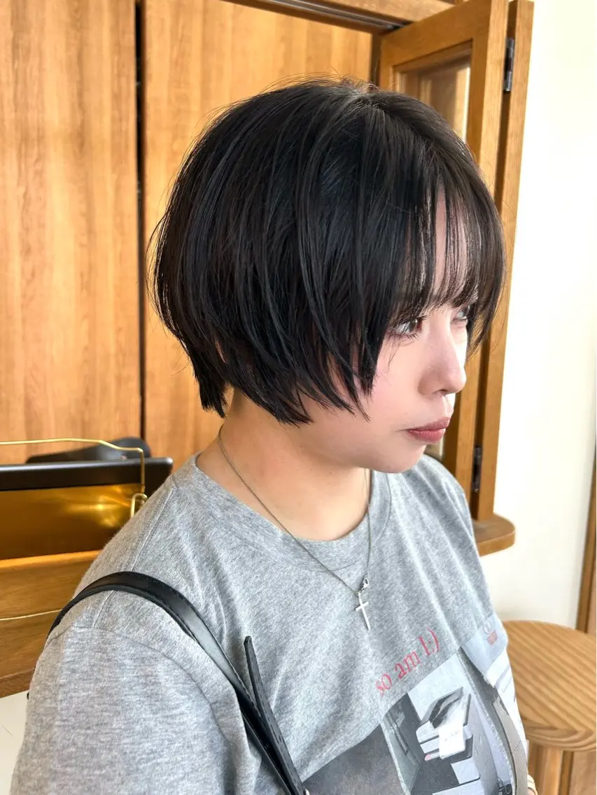ショート ショート/ウルフ ハイトーン/カイセイのヘアスタイル