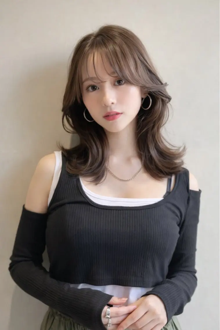 ミディアム カラー TARO／ブリーチケ ア・縮毛矯正特化✨のヘアスタイル