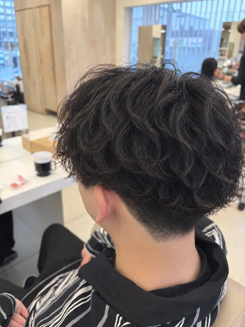 パーマ パーマ メンズ特化/堺/ MOEKAのヘアスタイル