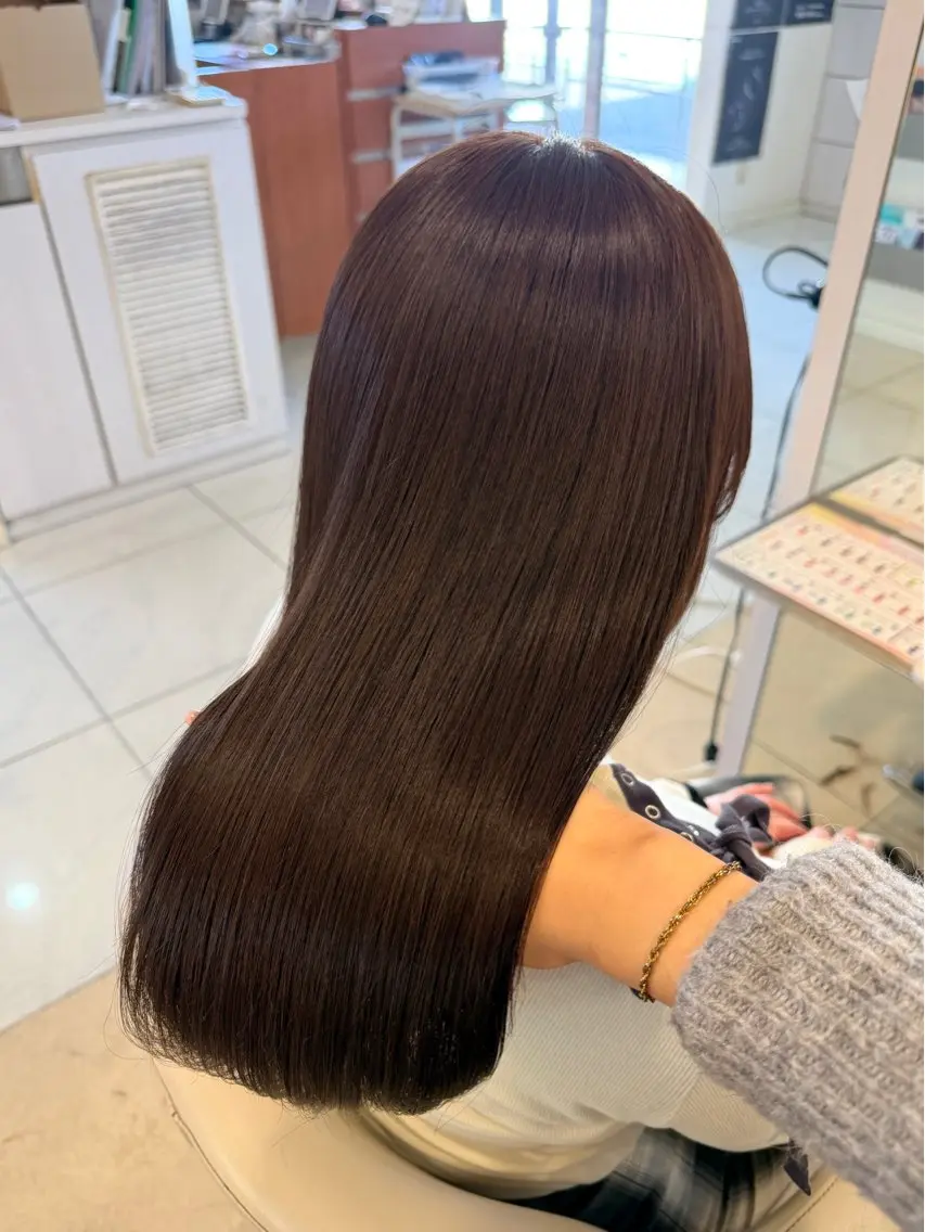 カラー カット ヘアカラー トリートメント 🫧モテ艶カラー🫧 大林未侑のヘアスタイル