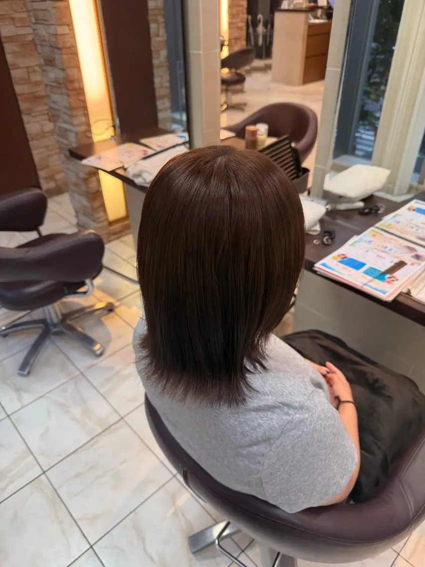 ミディアム レイヤーカット 篠崎 大翔のヘアスタイル