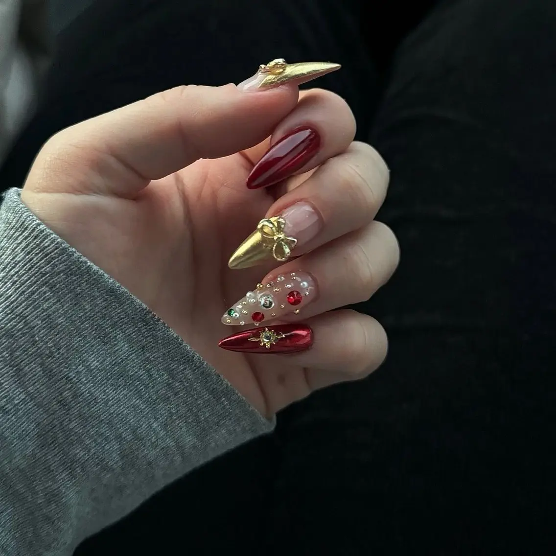 ネイル アートネイル 長さ出し ジェルネイル マグネットネイル ニュアンスネイル ハンドネイル Cloudy Chan Nailのネイルデザイン
