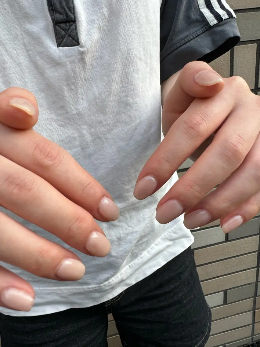 【hand】　🫧オフなし🫧　ワンカラー💅🏻の写真
