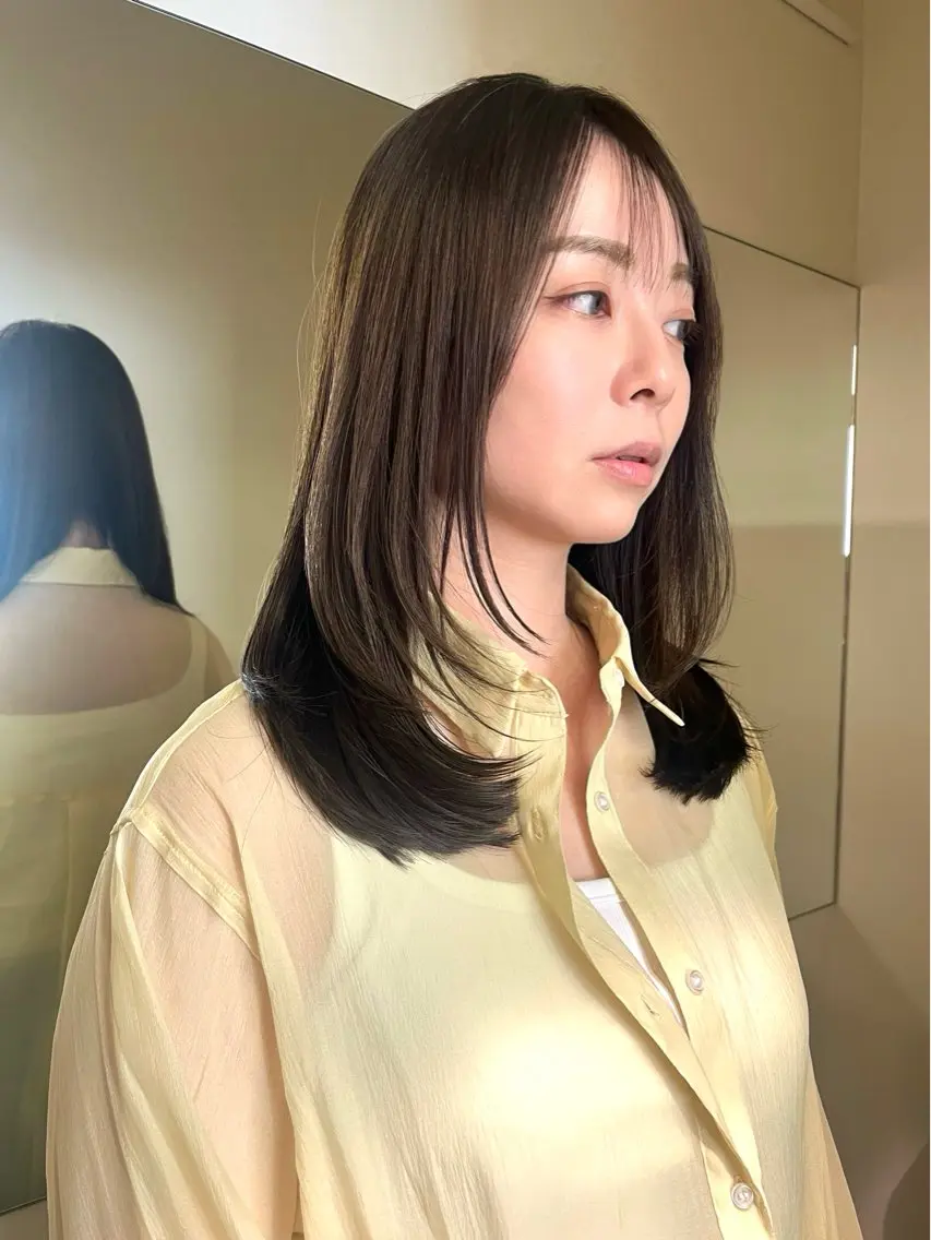 ミディアム JUURI- Shionのヘアスタイル