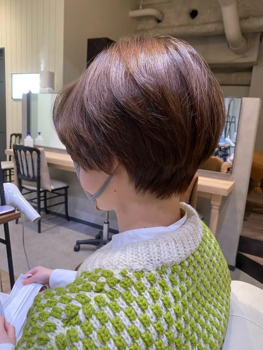 ショート カラー カット ヘアカラー 新宿 / Aujua ソムリエ🫧森田涼介のヘアスタイル