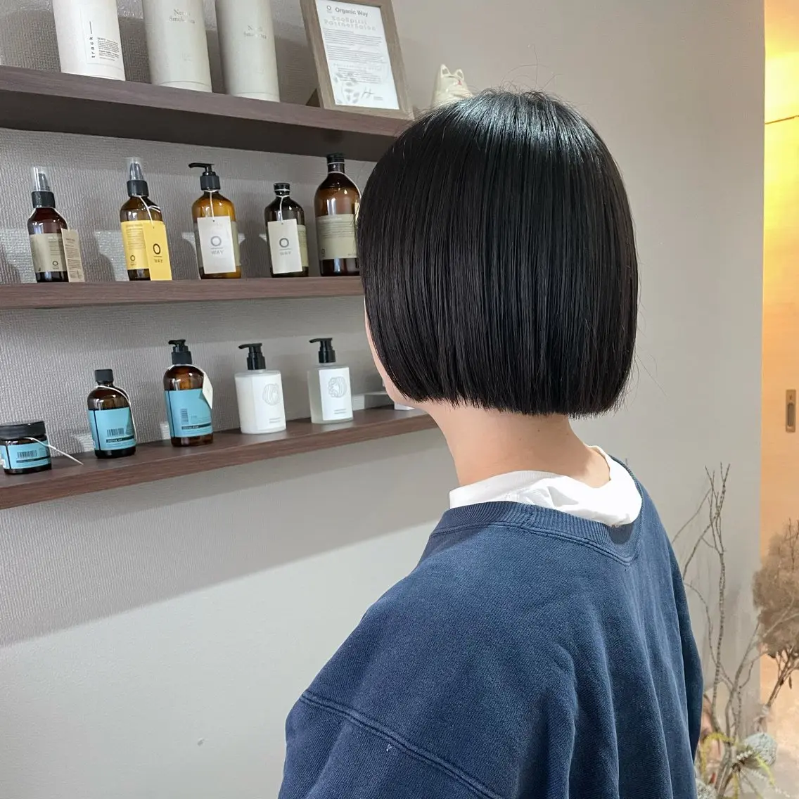 ショート ボブ カット ヘッドスパ 髪も心も健康に🤎 原亜希子のヘアスタイル