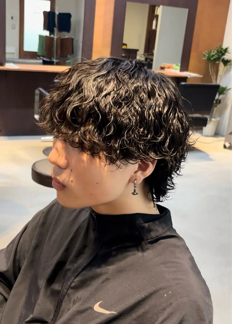 パーマ ウルフカット カット パーマ Kota 【パーマ特化美容師】のヘアスタイル