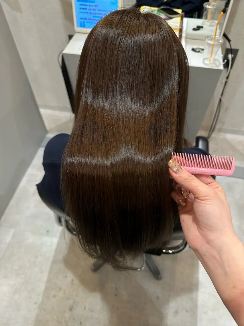 ロング カラー 中韓🇨🇳🇰🇷 トレンド＆髪質改善のヘアスタイル