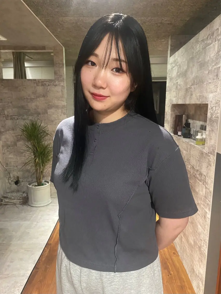 ロング カラー カット ヘアカラー トリートメント mai / linoah˚✧のヘアスタイル