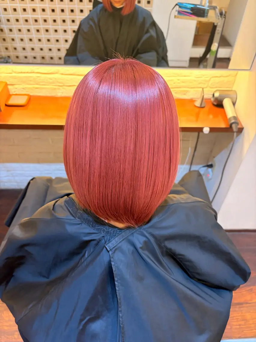カラー ブリーチ 透明感カラー ピンクカラー 髪質改善 ヘアカラー トリートメント CoCooN nanamiのその他イメージ