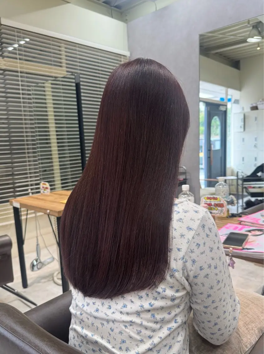 ロング カラー カット ヘアカラー トリートメント 🫧山中 沙希🫧のヘアスタイル