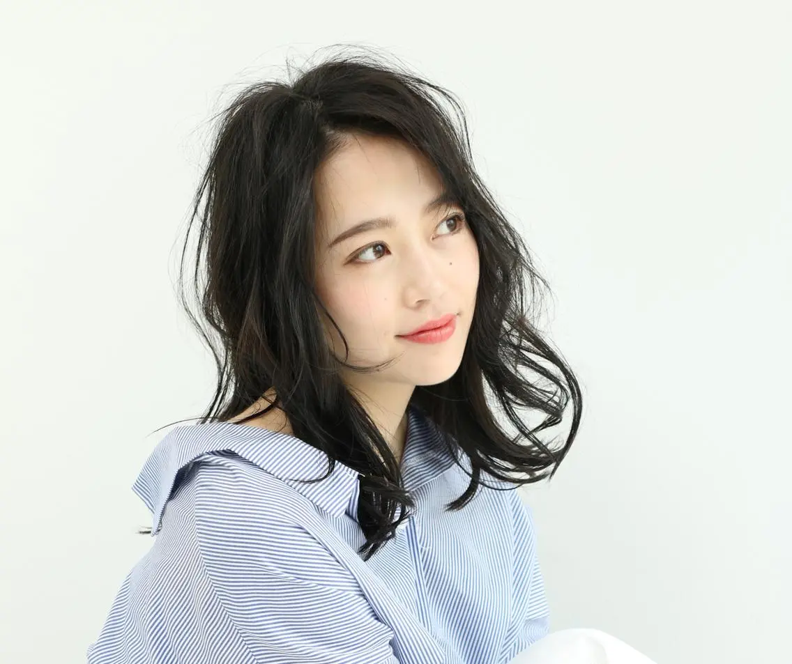 ミディアム パーマ newi 天王寺 masakoのヘアスタイル