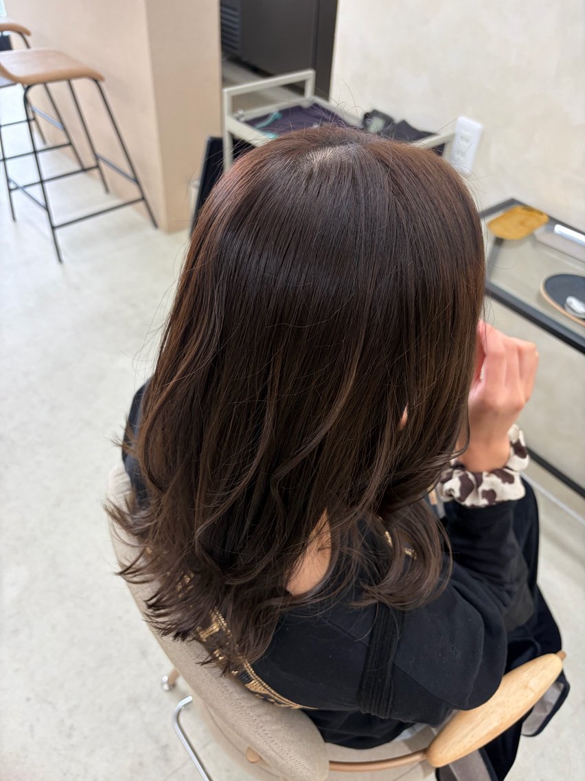 ロング カラー ヘアカラー 《艶髪カラースパ》 💕Natsukiのヘアスタイル