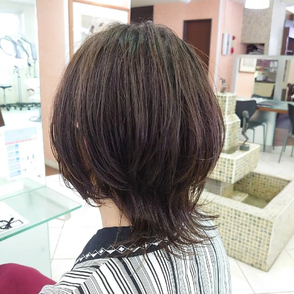 ミディアム ヘアアレンジ ボブ ウルフカット ウルフボブ カット ヘッドスパ 🐺デザインウルフ / 一ノ瀬 凌🐺のヘアスタイル